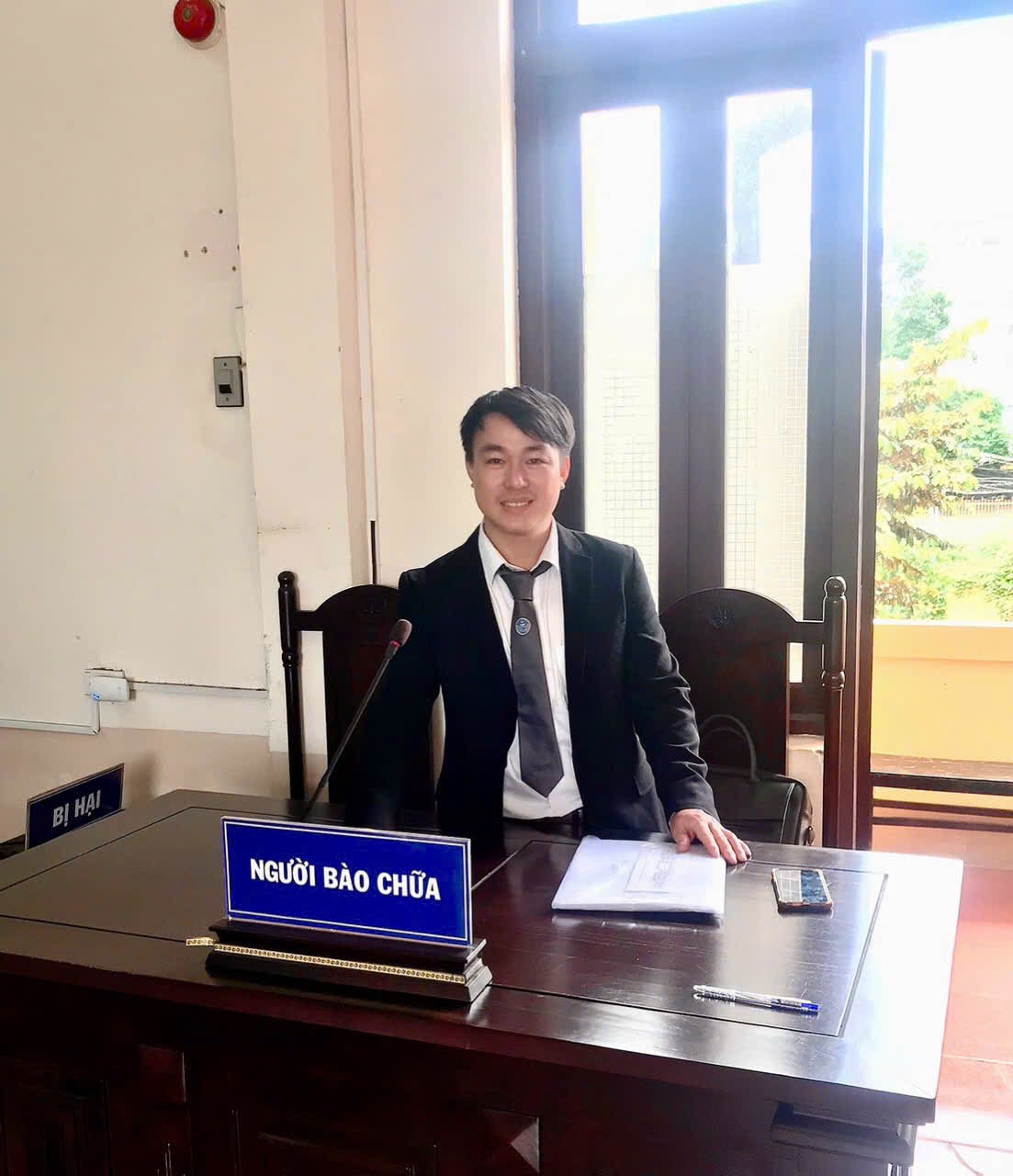 Luật sư Lê Ngọc Nam với tư cách Người bào chữa